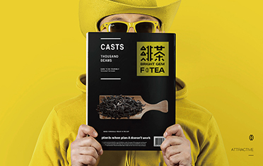 佳木斯绯茶品牌设计